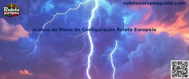 Panel de ajustes técnicos y Acesso ao Menu de Configuração Roleta Europeia