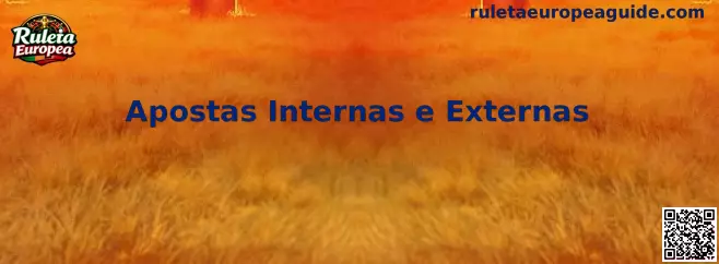 Esquema visual de apuestas internas y externas en la ruleta europea