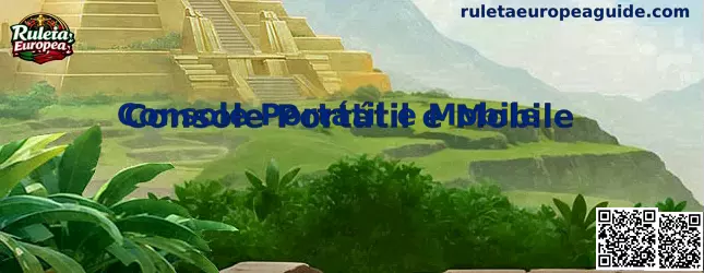 Console Portátil e Mobile para Ruleta Europea