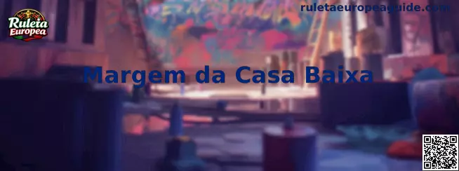 Margem da casa baixa en el tapete de ruleta europea