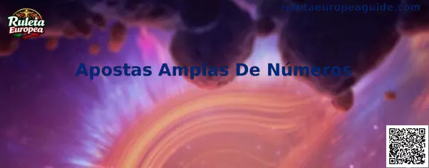 Distribución y cobertura de apuestas amplias de números en el paño verde de la ruleta