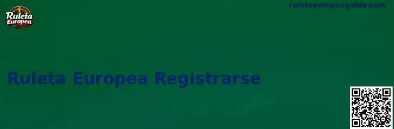 Ruleta Europea Registro Cifrado